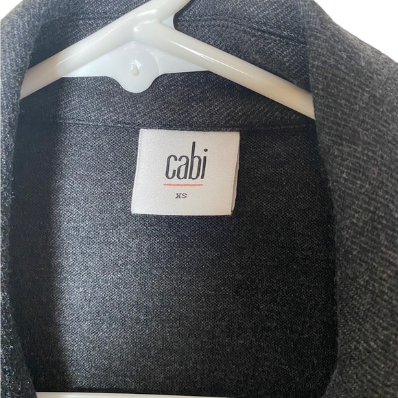 CAbi Crew Ponte Knit Blazer in Charcoal Gray - Picture 5 of 8
